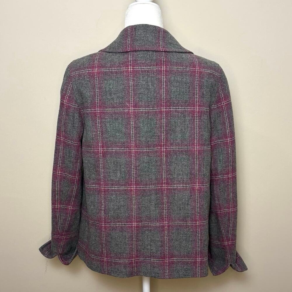 Talbots Wool Windowpane Blazer - image 4